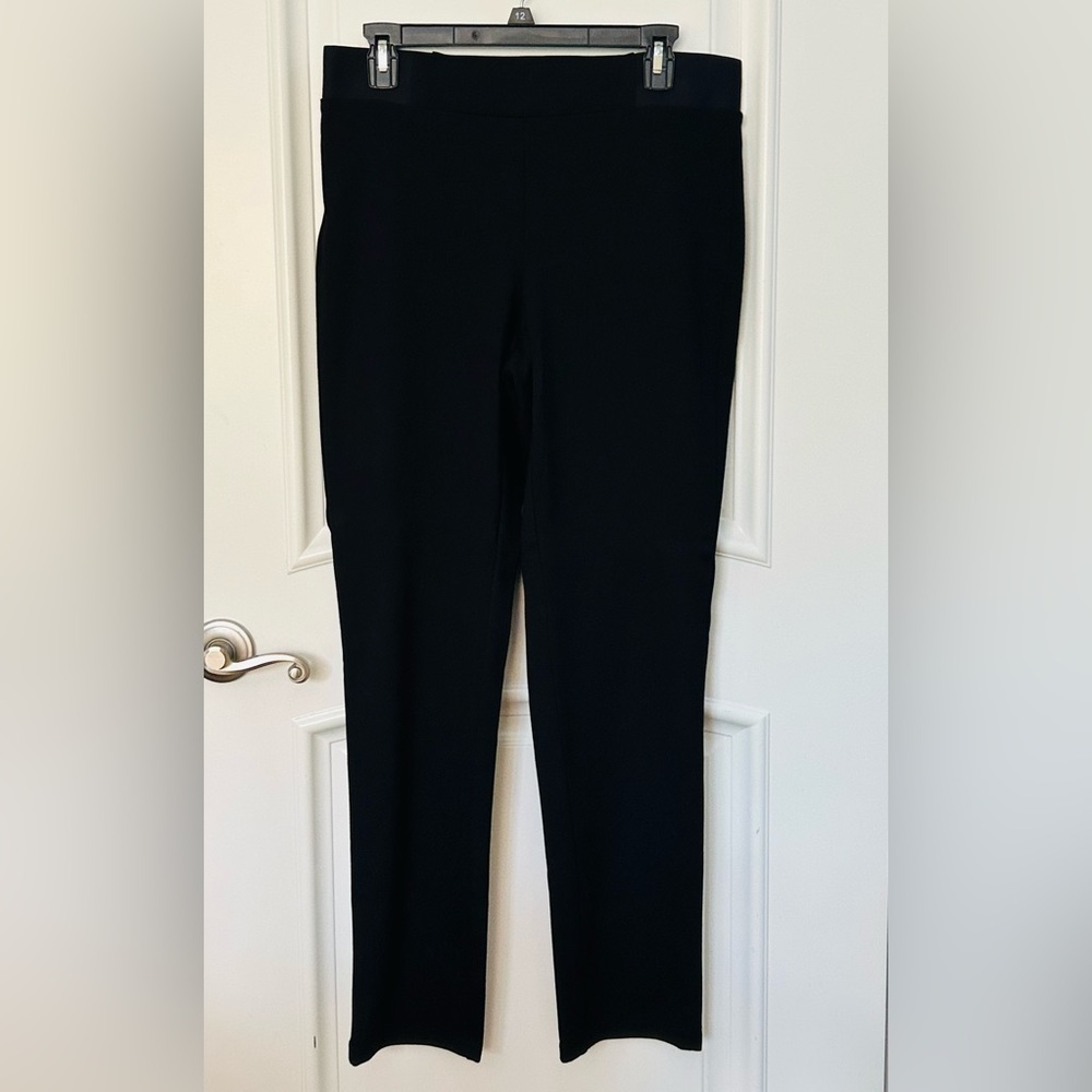 JM Collection Black Straight Leg Pants